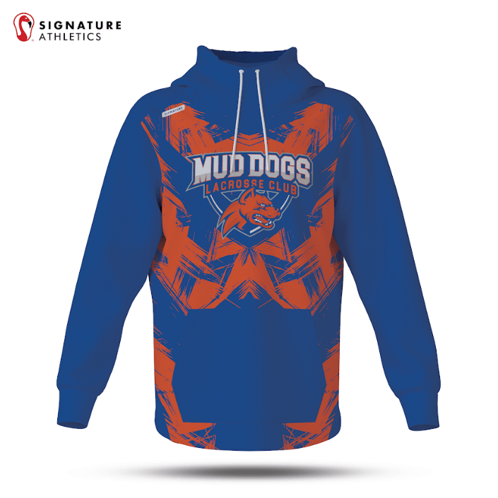 Mud Dogs Men's Pro Dye Sub Scuba Hoodie Signature Lacrosse
