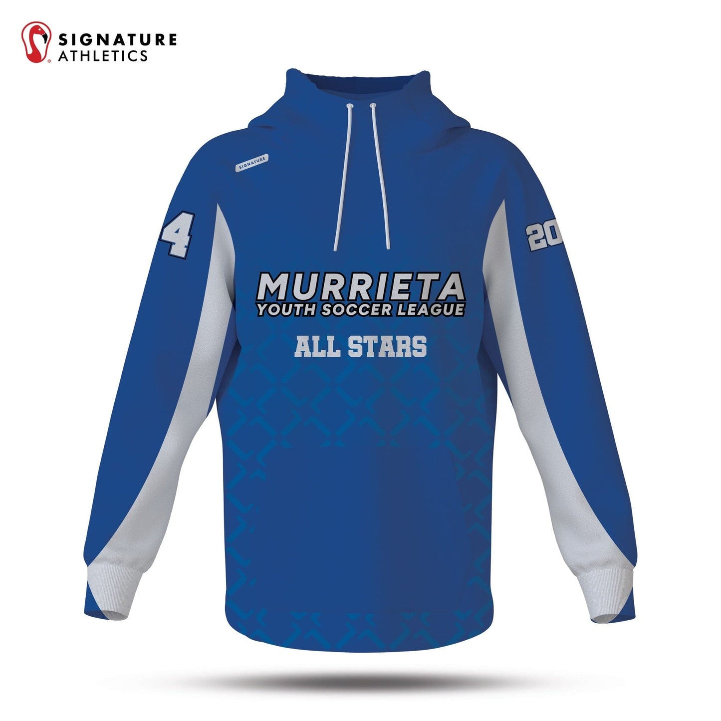 Murrieta All Stars Dye Sub Scuba Hoodie Signature Lacrosse
