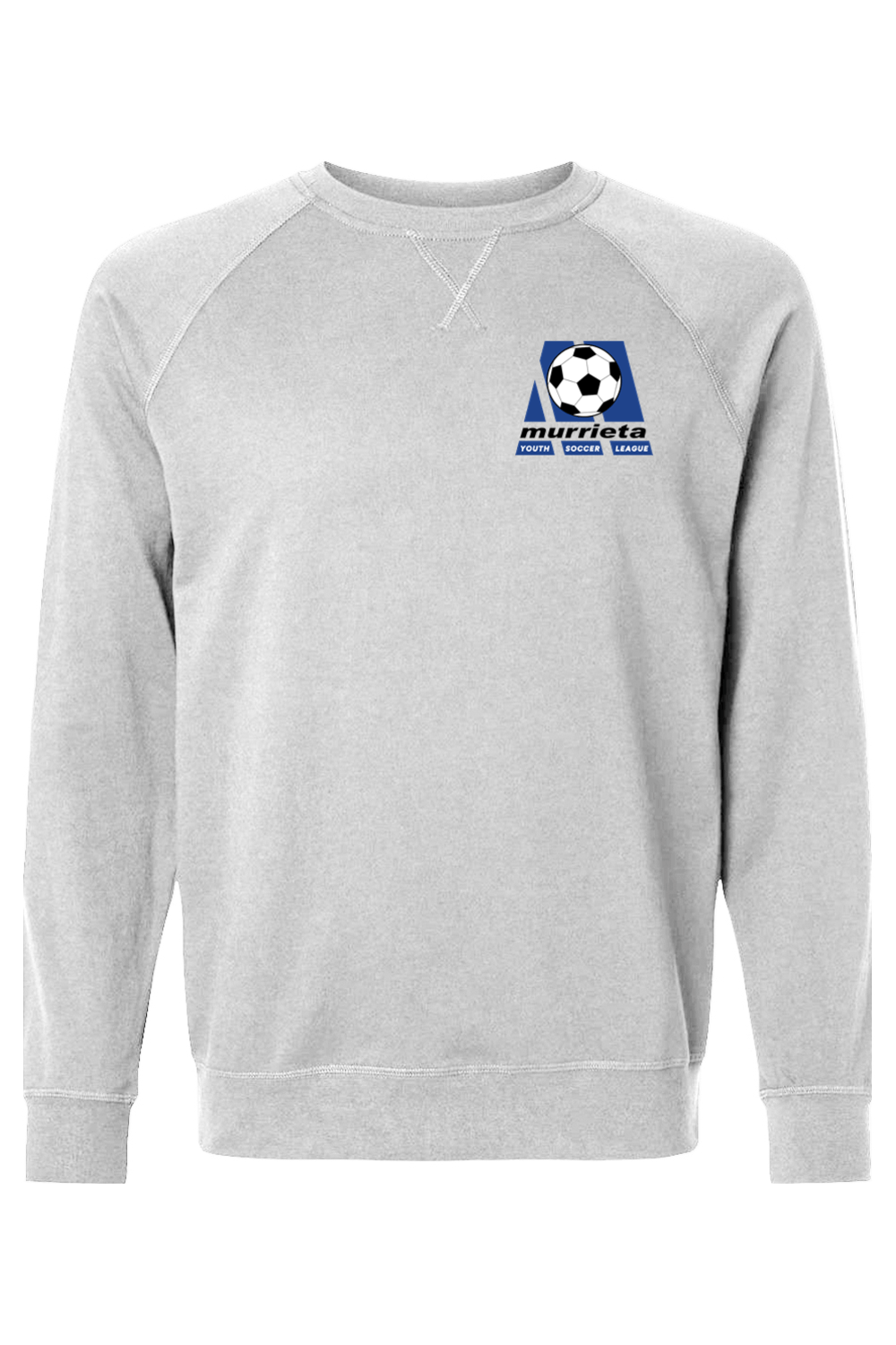 Murrieta Youth Soccer Adult Heavyweight Raglan Long Sleeve Signature Lacrosse