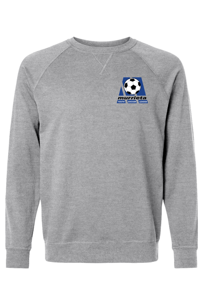 Murrieta Youth Soccer Adult Heavyweight Raglan Long Sleeve Signature Lacrosse