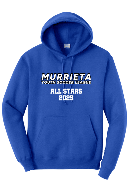 Murrieta Youth Soccer Port & Company Essential Fleece Pullover Hooded Sweatshirt Signature Lacrosse