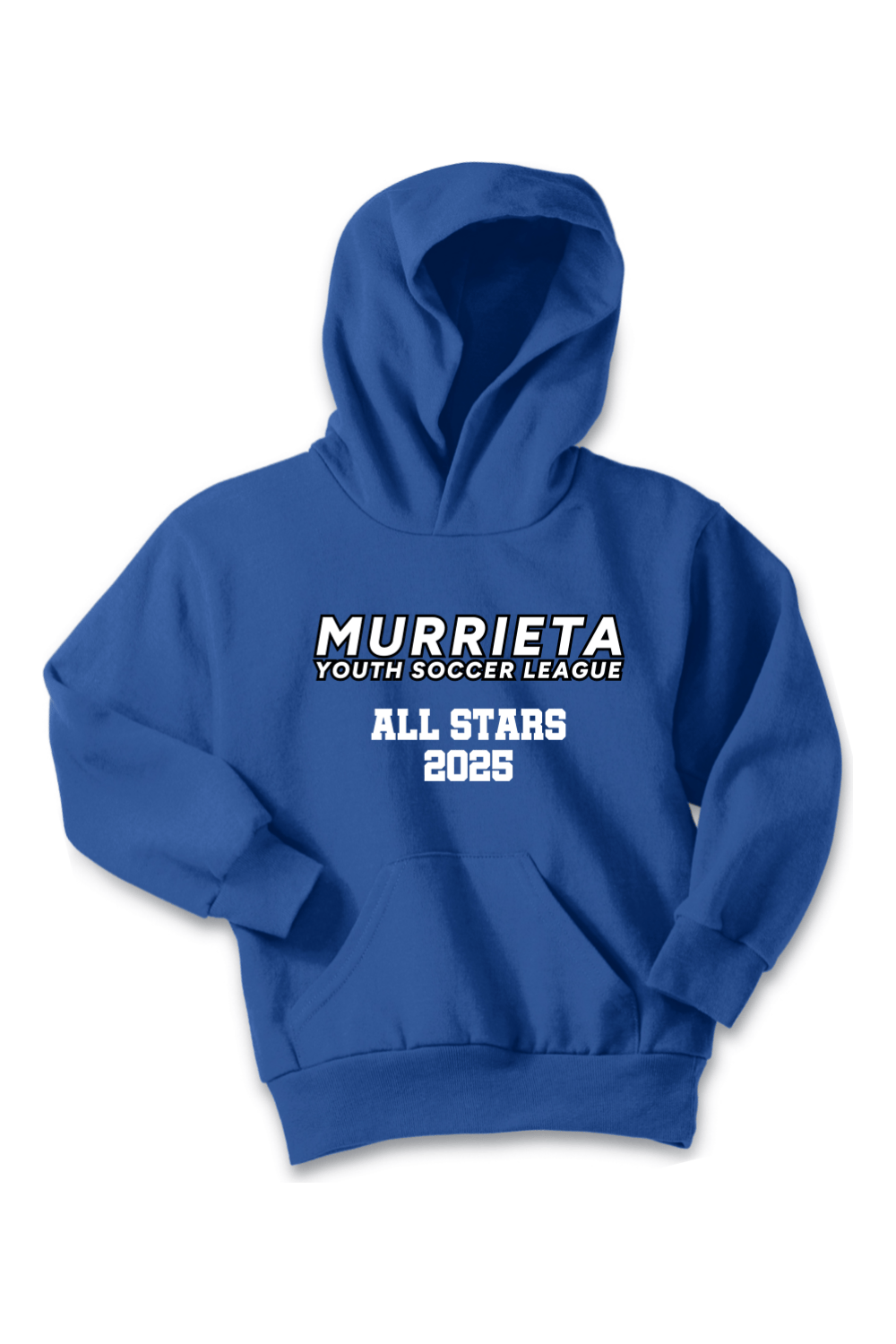 Murrieta Youth Soccer Port & Company YOUTH Core Fleece Pullover Hooded Sweatshirt Signature Lacrosse