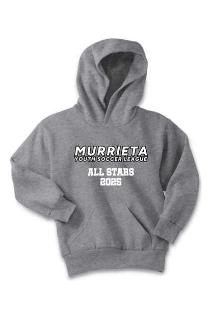 Murrieta Youth Soccer Port & Company YOUTH Core Fleece Pullover Hooded Sweatshirt Signature Lacrosse
