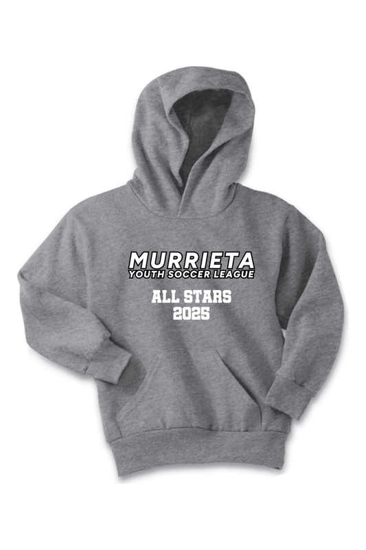 Murrieta Youth Soccer Port & Company YOUTH Core Fleece Pullover Hooded Sweatshirt Signature Lacrosse