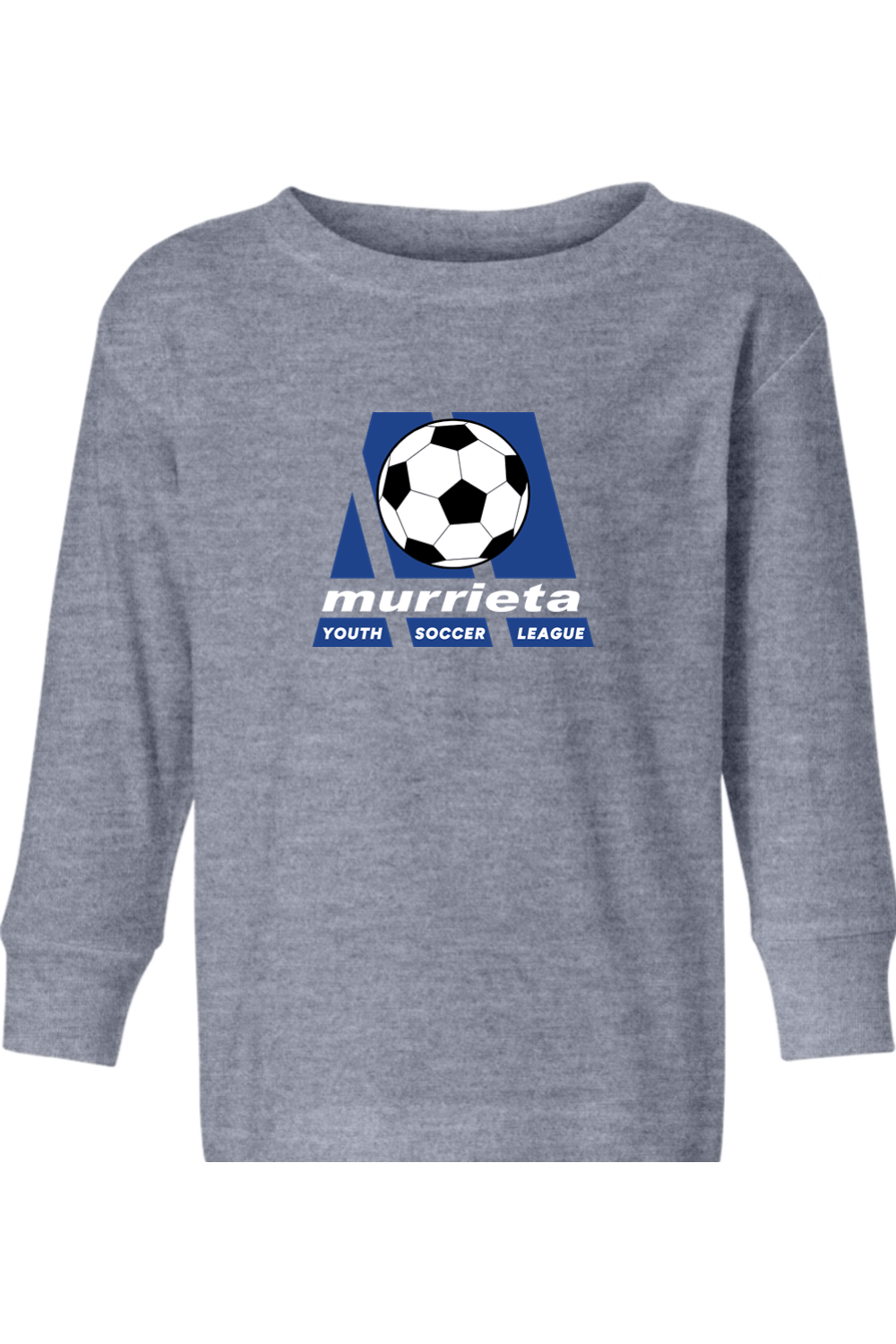 Murrieta Youth Soccer Toddler Long Sleeve T-Shirt Signature Lacrosse