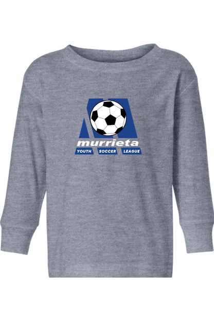 Murrieta Youth Soccer Toddler Long Sleeve T-Shirt Signature Lacrosse