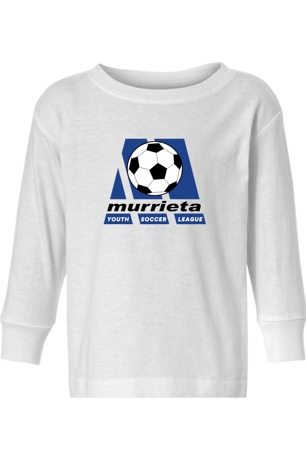Murrieta Youth Soccer Toddler Long Sleeve T-Shirt Signature Lacrosse