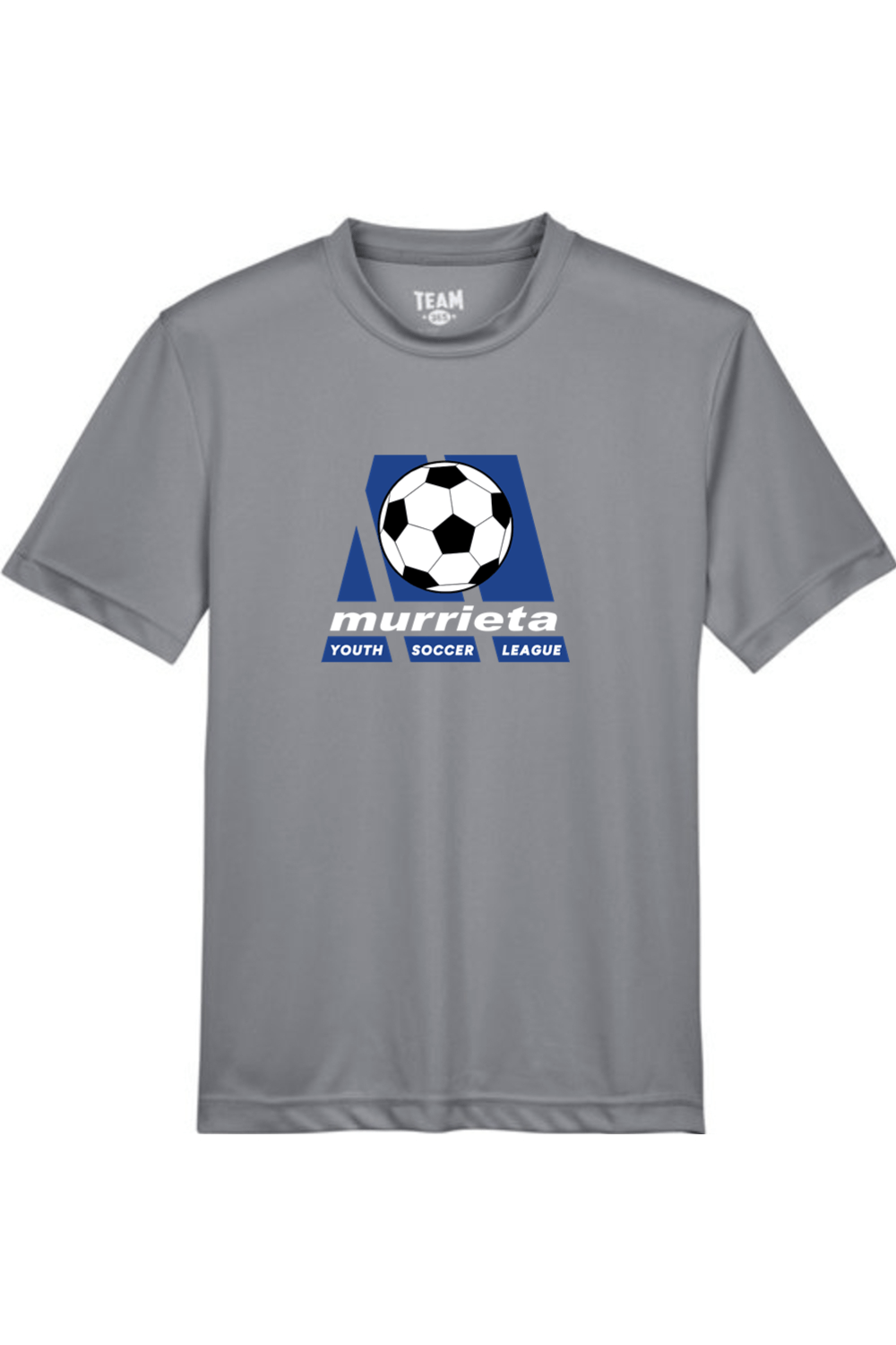 Murrieta Youth Soccer Youth Athletic T-Shirt Signature Lacrosse