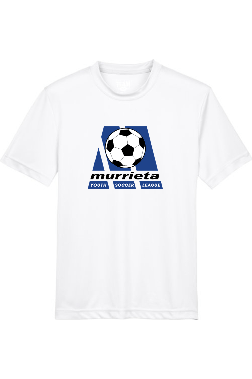 Murrieta Youth Soccer Youth Athletic T-Shirt Signature Lacrosse