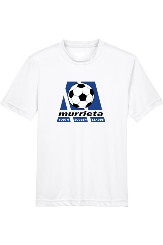 Murrieta Youth Soccer Youth Athletic T-Shirt Signature Lacrosse