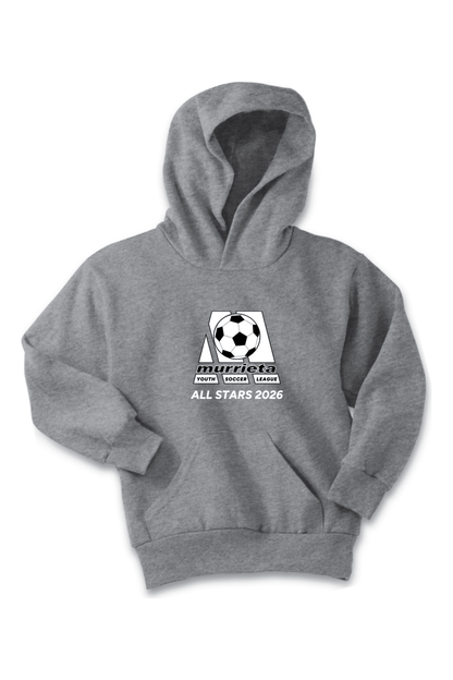 Murrieta Youth Soccer Youth Core Fleece Pullover Hooded Sweatshirt Signature Lacrosse