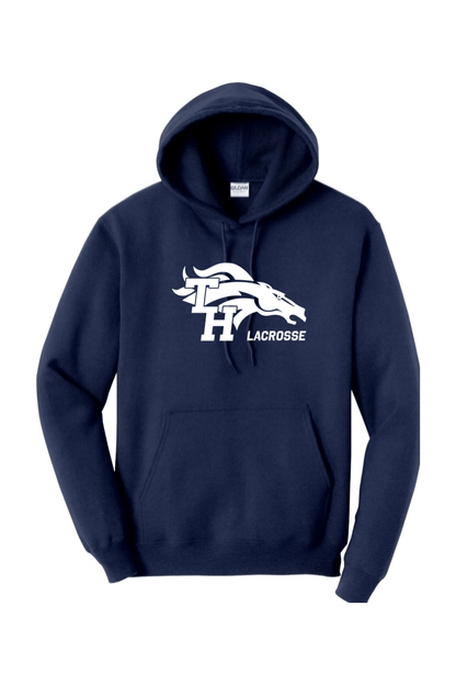 Mustang Lacrosse Adult Heavyweight Hoodie Signature Lacrosse