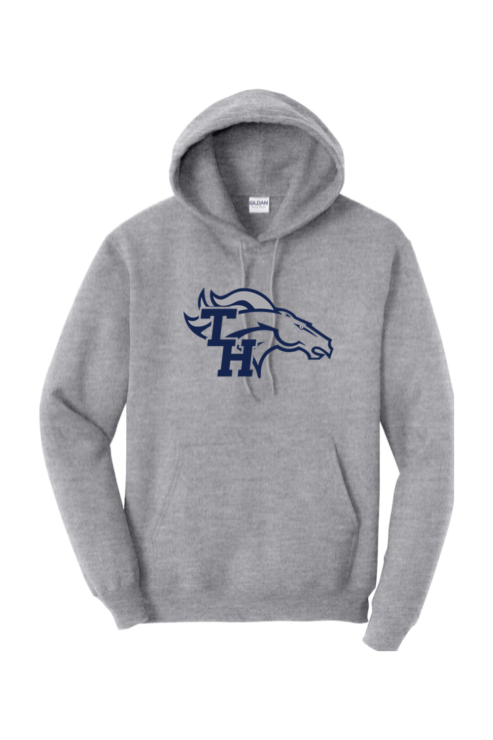 Mustang Lacrosse Adult Heavyweight Hoodie Signature Lacrosse