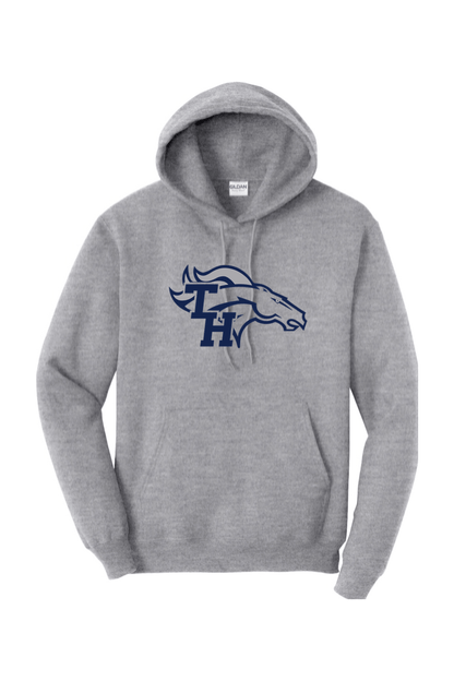 Mustang Lacrosse Adult Heavyweight Hoodie Signature Lacrosse