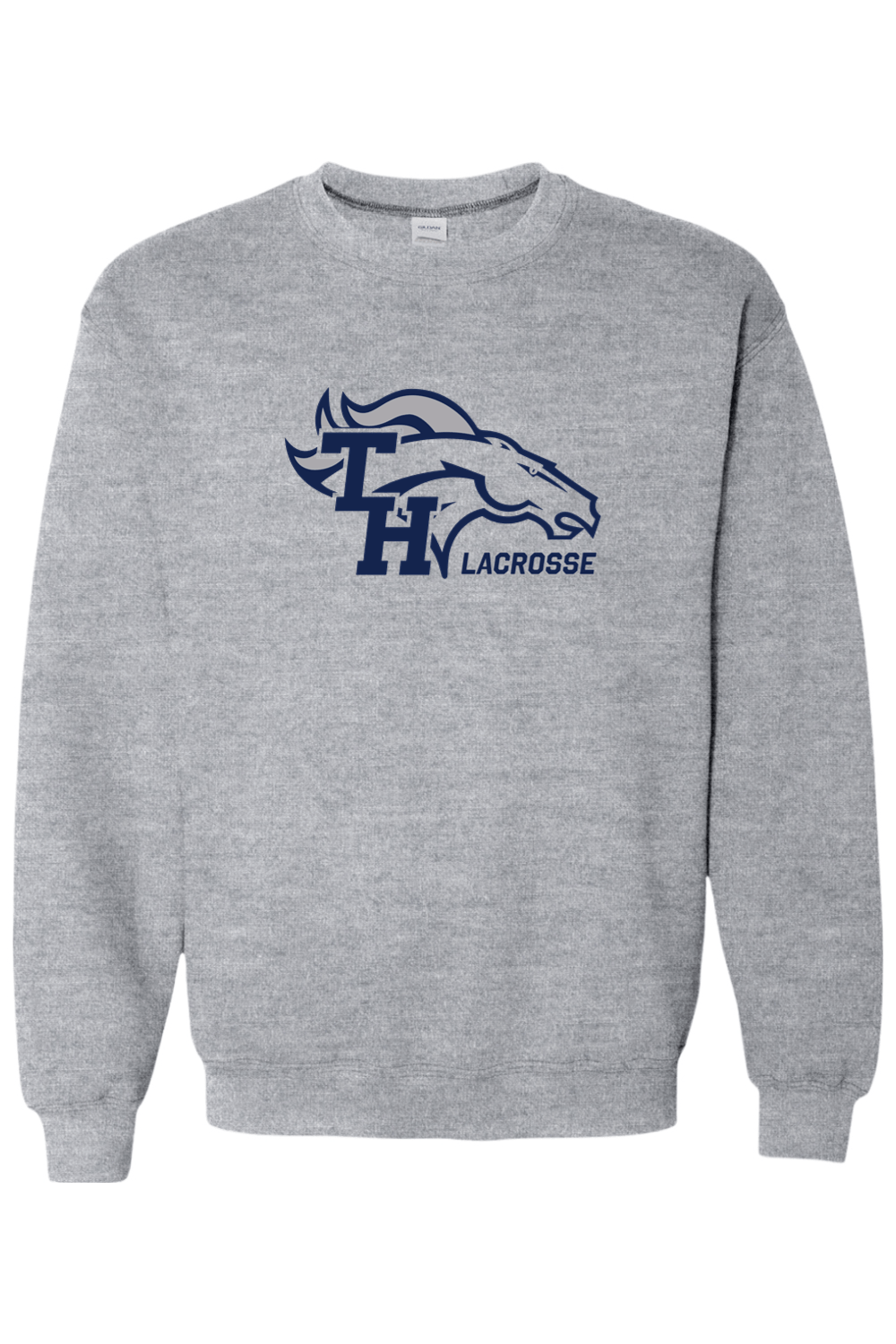 Mustang Lacrosse Adult Heavyweight Sweatshirt Signature Lacrosse