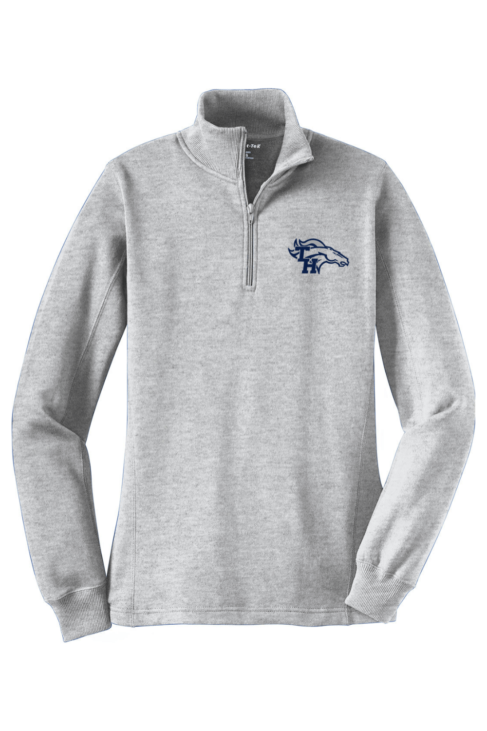 Mustang Lacrosse Adult Women's Embroidered Quarter-Zip Pullover Signature Lacrosse