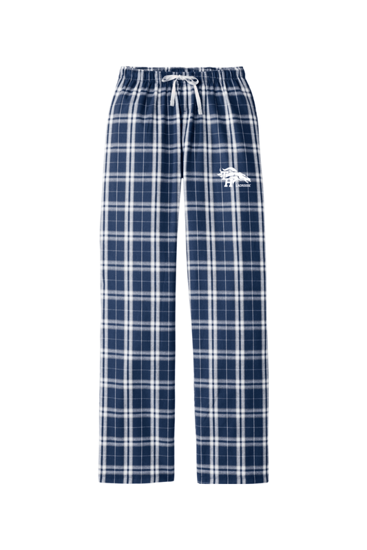 Mustang Lacrosse Adult Women's Flannel Plaid Pants Signature Lacrosse