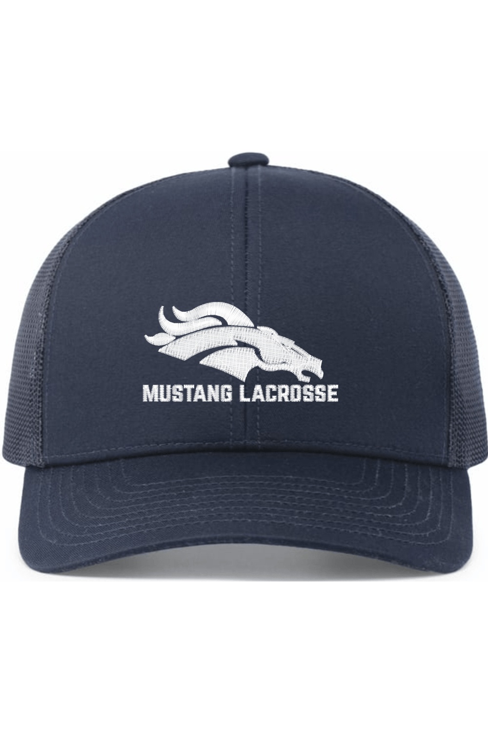 Mustang Lacrosse Embroidered Trucker Hat Signature Lacrosse