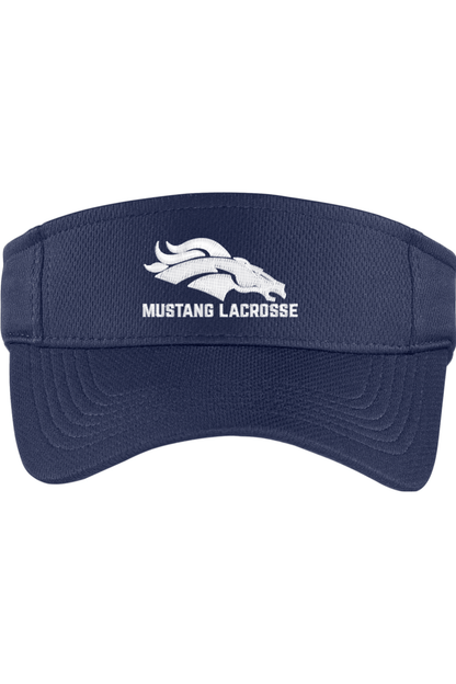 Mustang Lacrosse Embroidered Visor Signature Lacrosse