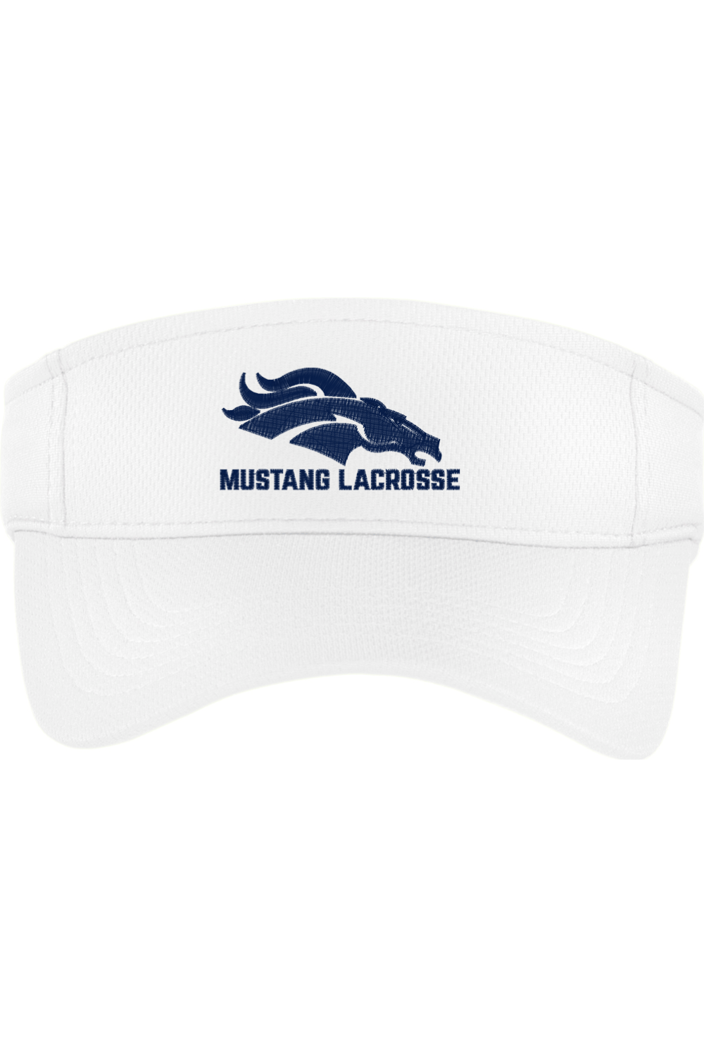 Mustang Lacrosse Embroidered Visor Signature Lacrosse