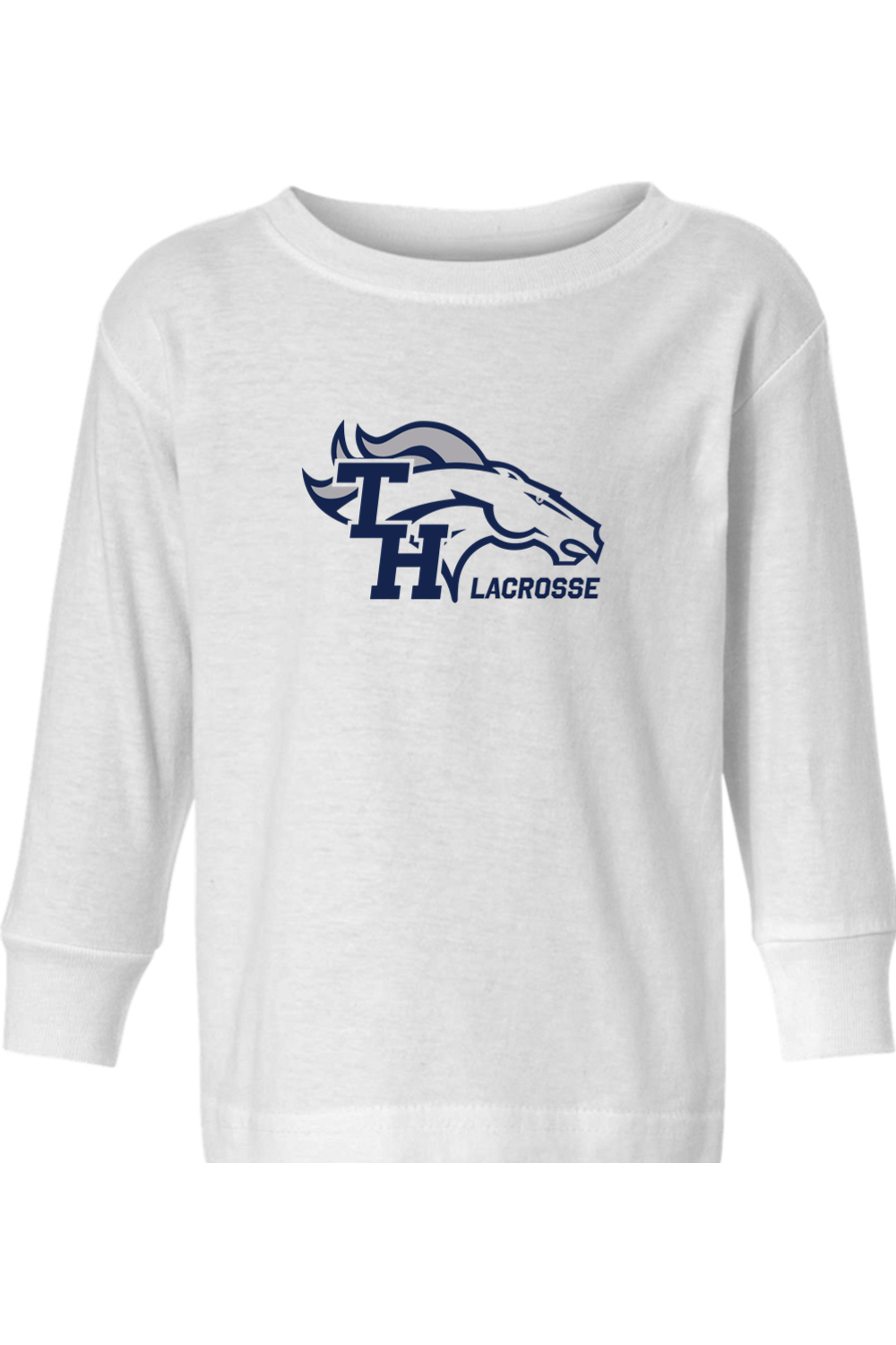 Mustang Lacrosse Toddler Long Sleeve T-Shirt Signature Lacrosse