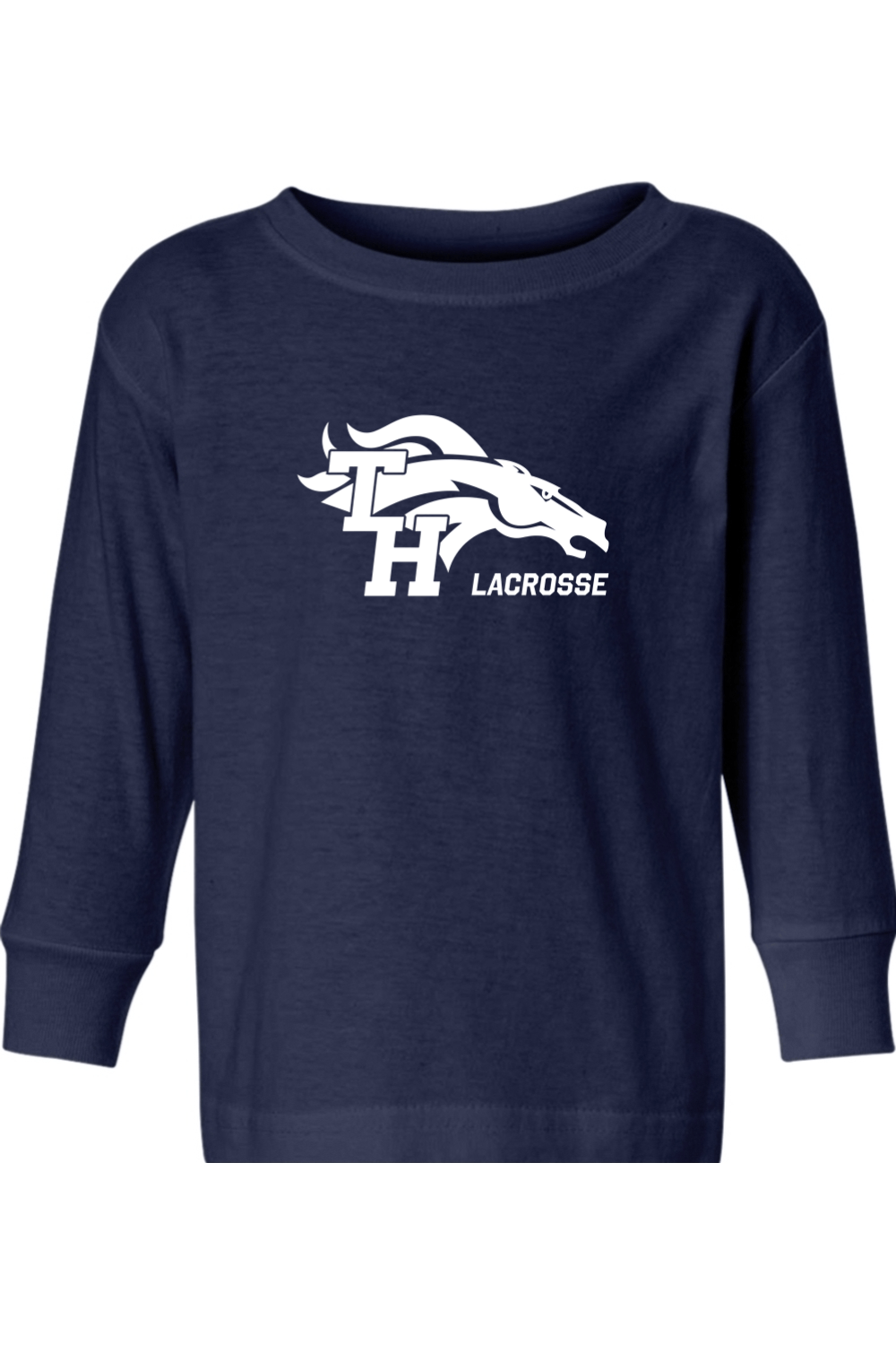 Mustang Lacrosse Toddler Long Sleeve T-Shirt Signature Lacrosse