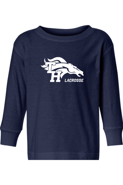 Mustang Lacrosse Toddler Long Sleeve T-Shirt Signature Lacrosse
