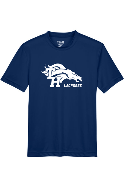 Mustang Lacrosse Youth Athletic T-Shirt Signature Lacrosse
