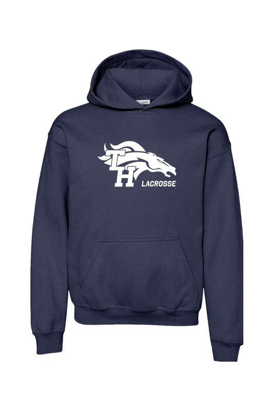Mustang Lacrosse Youth Hoodie Signature Lacrosse