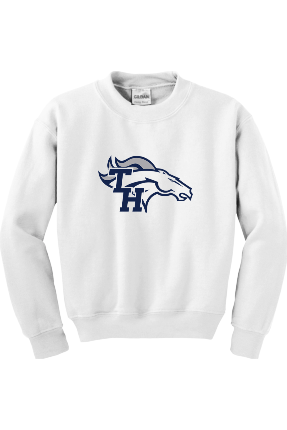 Mustang Lacrosse Youth Sweatshirt Signature Lacrosse