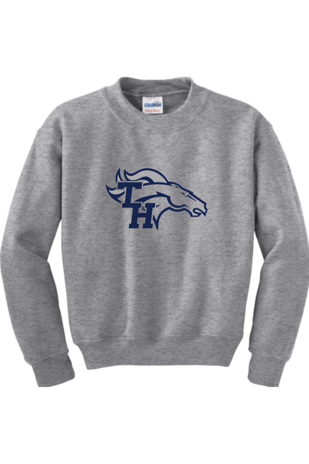 Mustang Lacrosse Youth Sweatshirt Signature Lacrosse