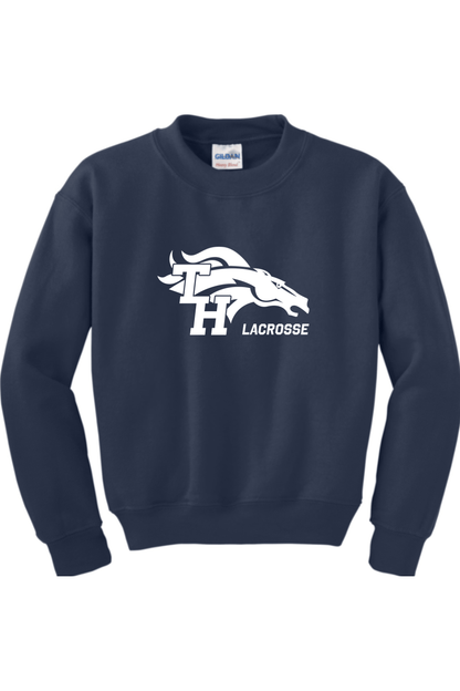 Mustang Lacrosse Youth Sweatshirt Signature Lacrosse