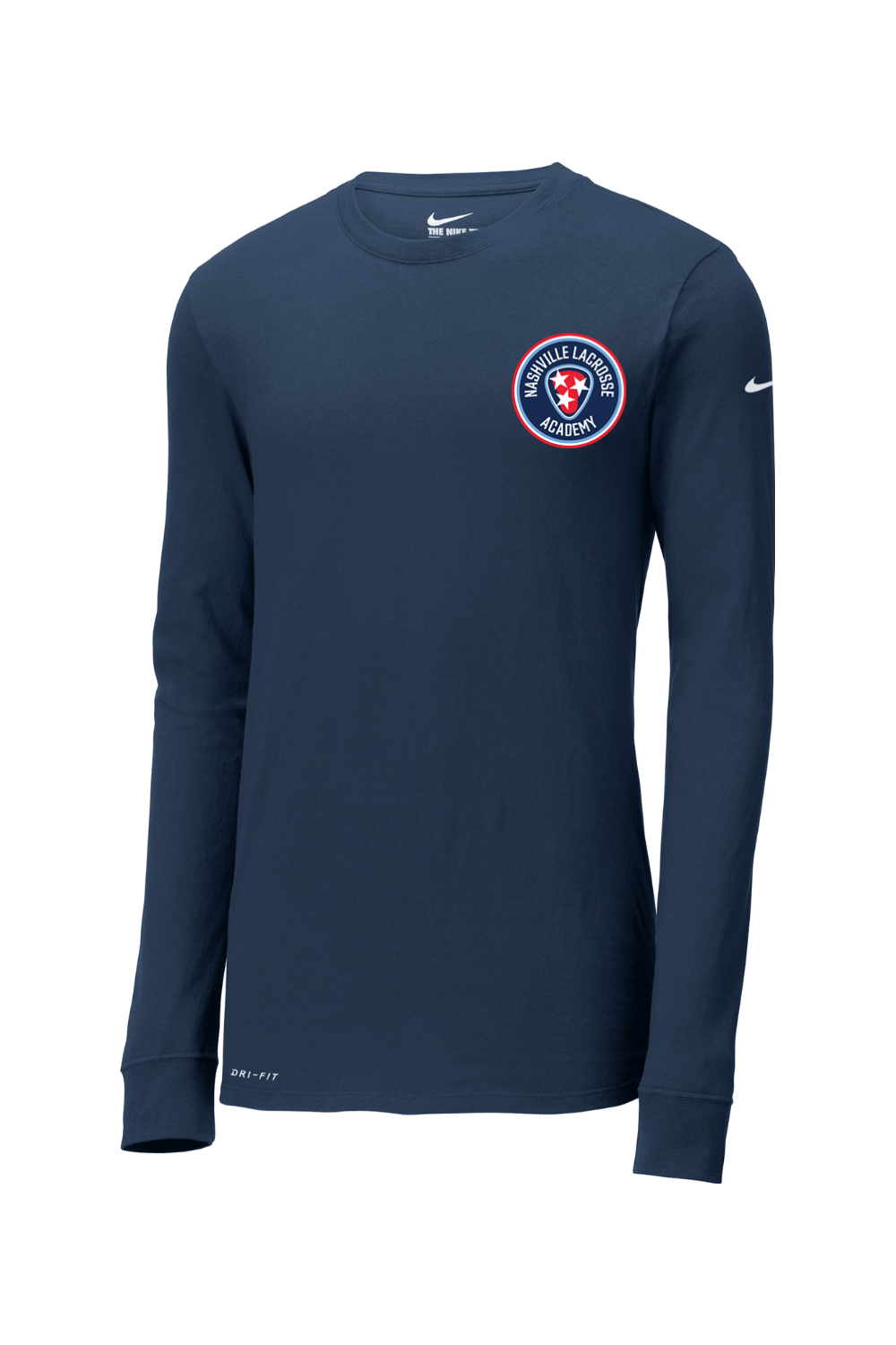 Nashville Lacrosse Nike Dri-FIT Cotton/Poly Long Sleeve Tee Signature Lacrosse