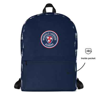 Nashville Lacrosse Travel Backpack Signature Lacrosse