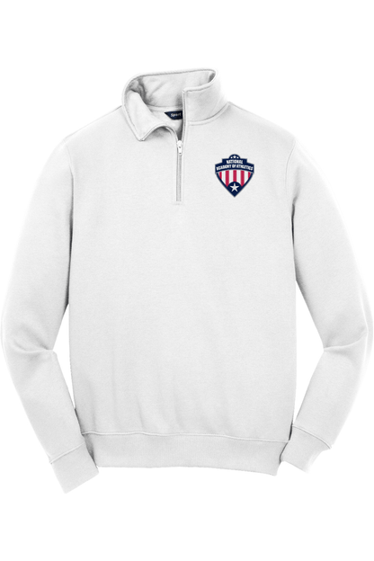 National Academy Adult Embroidered Quarter-Zip Pullover Signature Lacrosse