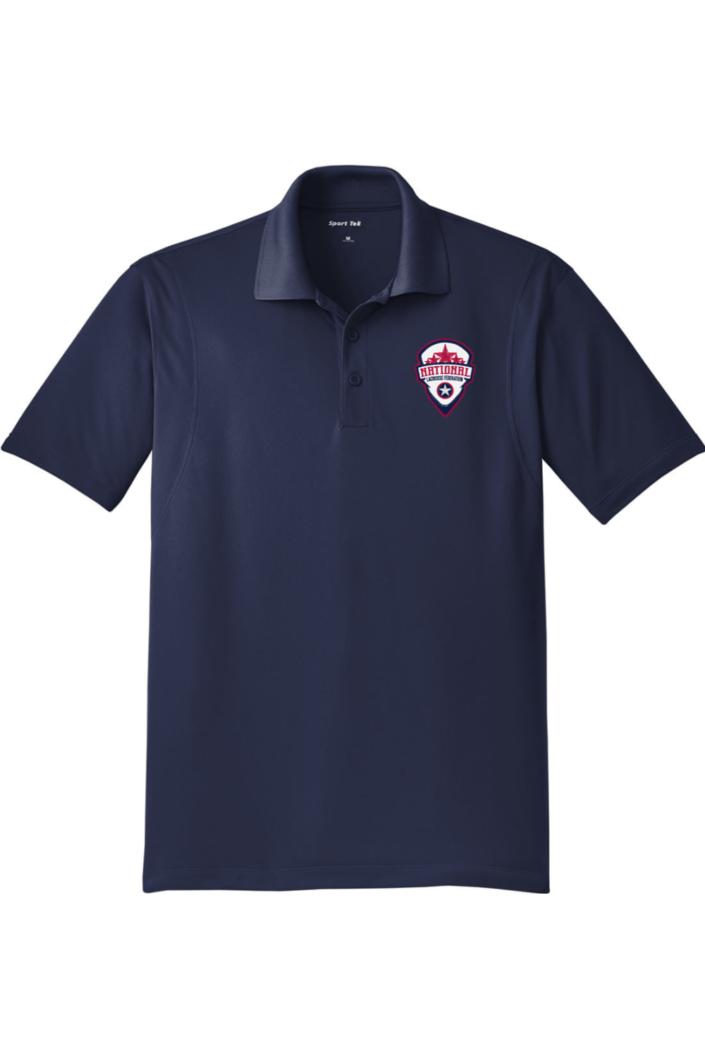 National Lacrosse Federation Adult Embroidered Athletic Polo Signature Lacrosse