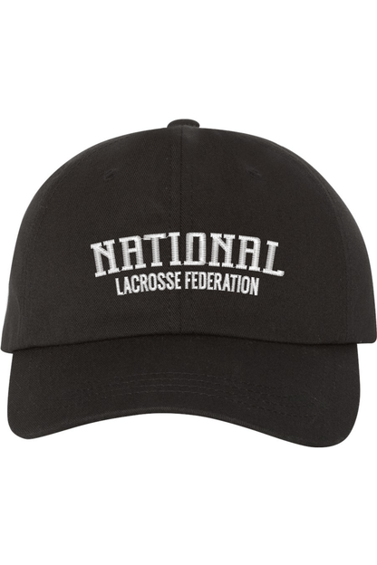 National Lacrosse Federation Embroidered Dad Hat Signature Lacrosse