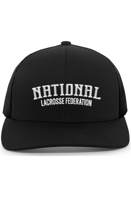 National Lacrosse Federation Embroidered Trucker Hat Signature Lacrosse
