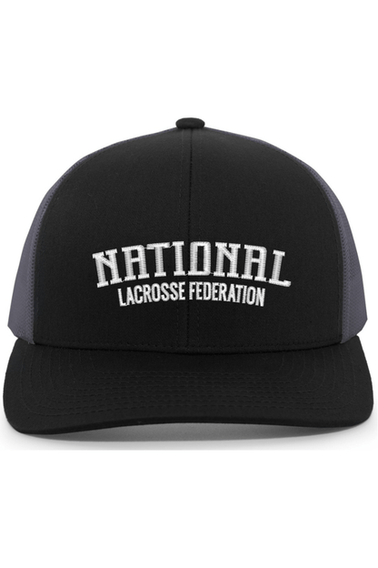 National Lacrosse Federation Embroidered Trucker Hat Signature Lacrosse