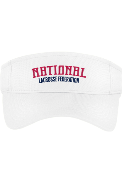 National Lacrosse Federation Embroidered Visor Signature Lacrosse