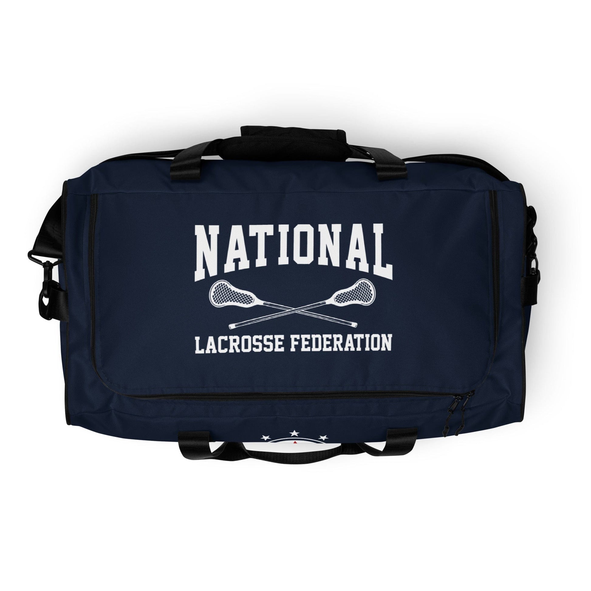 National Lacrosse Federation Sideline Duffel Bag Signature Lacrosse