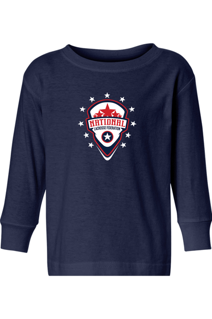 National Lacrosse Federation Toddler Long Sleeve T-Shirt Signature Lacrosse