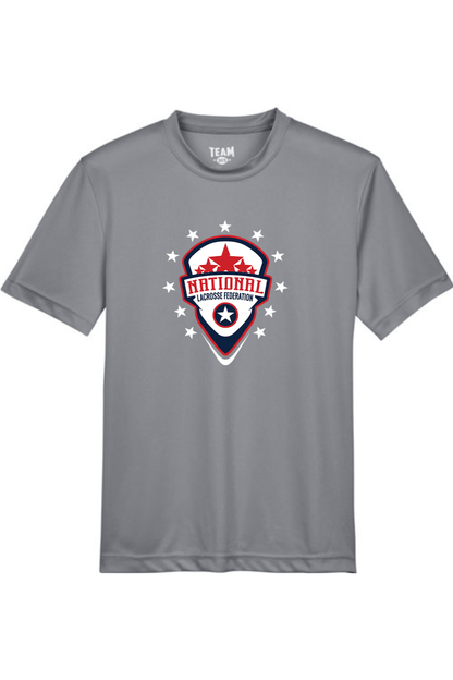 National Lacrosse Federation Youth Athletic T-Shirt Signature Lacrosse