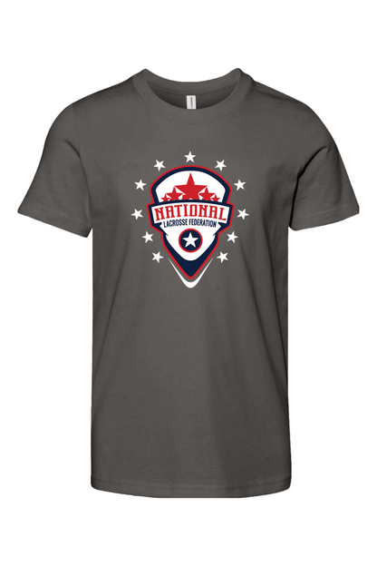 National Lacrosse Federation Youth Lifestyle T-Shirt Signature Lacrosse