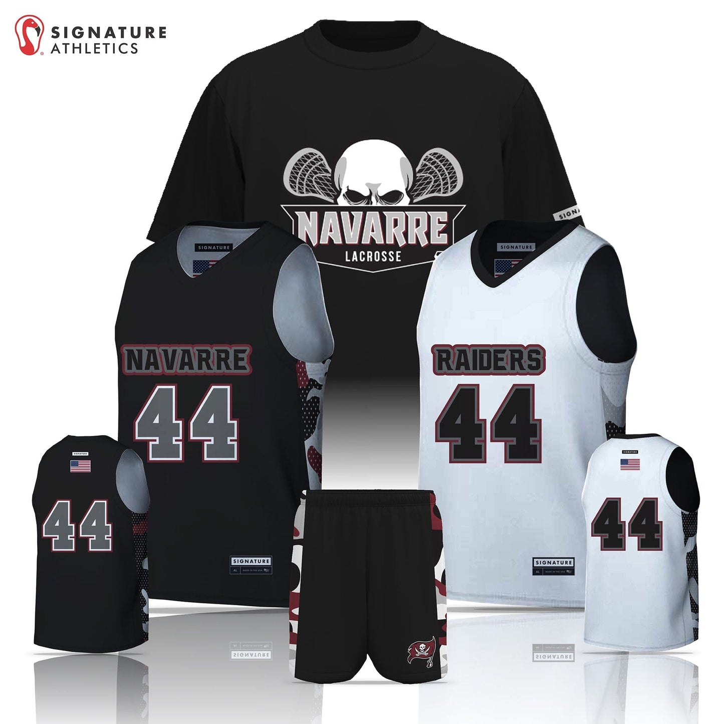 Navarre Lacrosse Men's 3 Piece Player Package: Navarre Lacrosse Signature Lacrosse