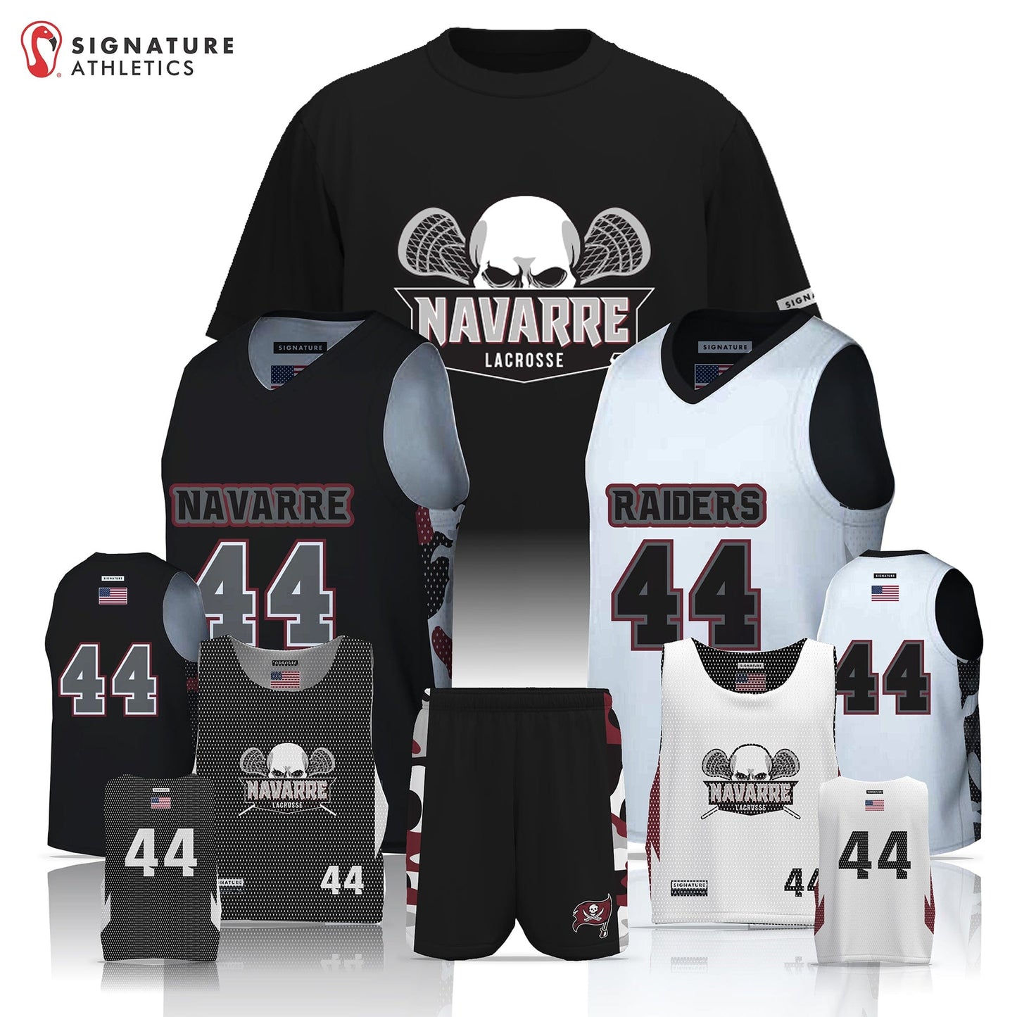 Navarre Lacrosse Men's 4 Piece Player Package Signature Lacrosse