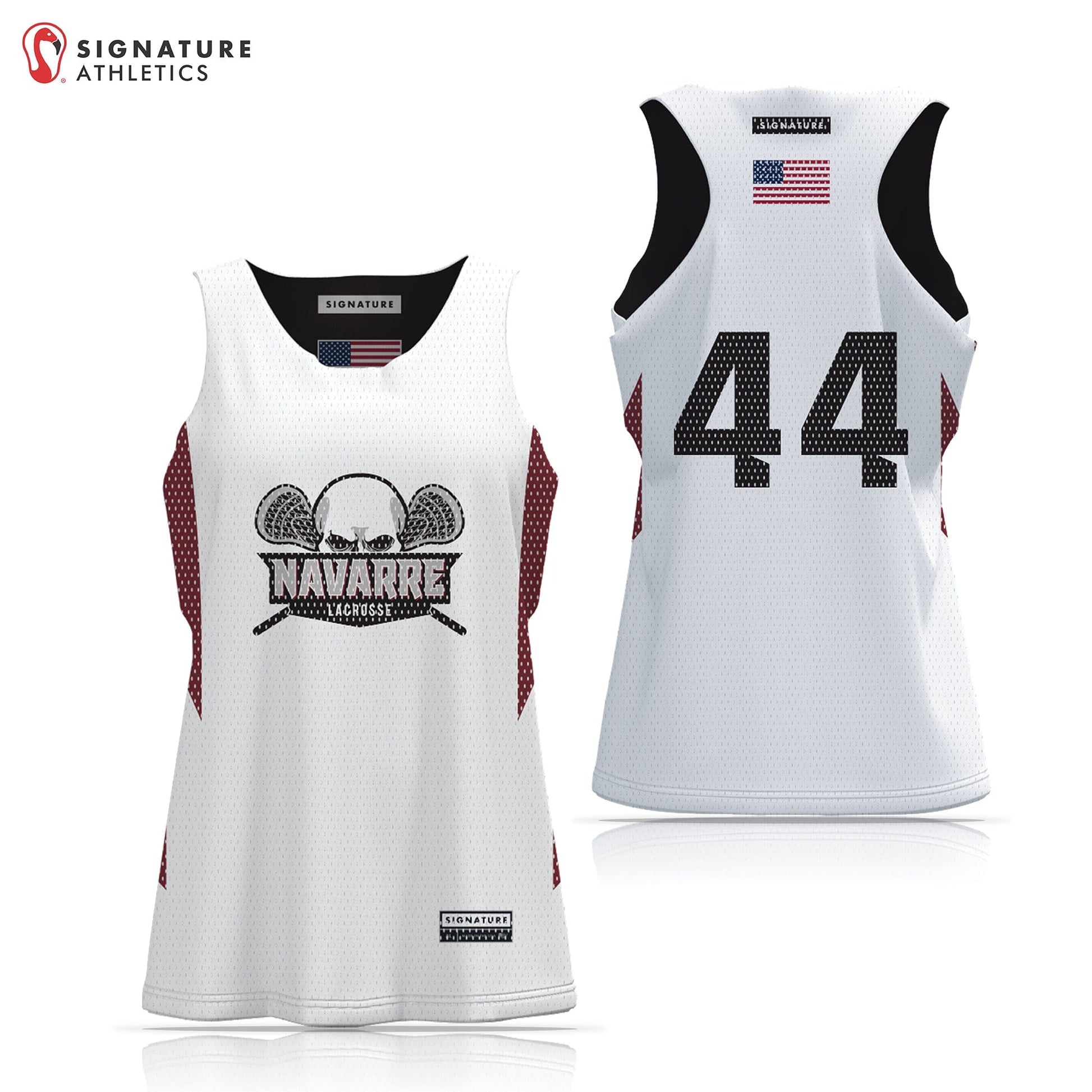 Navarre Lacrosse Women's Reversible Practice Pinnie Signature Lacrosse