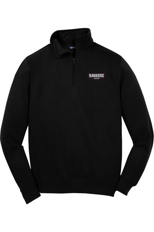 Navarre YSAL Adult Embroidered Quarter-Zip Pullover Signature Lacrosse