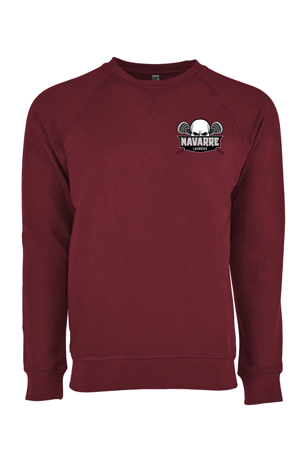 Navarre YSAL Adult Heavyweight Raglan Long Sleeve Signature Lacrosse