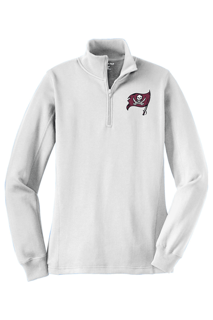 Navarre YSAL Adult Women's Embroidered Quarter-Zip Pullover Signature Lacrosse